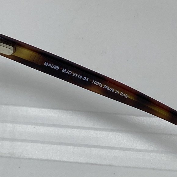 MAUI JIM MJO2114-04 Eyeglasses Frames Red/Tortoise Brown Cat Eye 53-16-135 NWOT - Picture 6 of 7